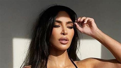 hot thong selfie|See Kim Kardashian Bare Her Bum in a Sizzling Thong Bikini